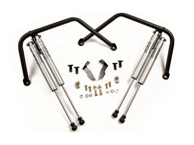 BDS Dual Shock Hoop Mount Kit with FOX 2.0 Shocks for 4 or 6-Inch Radius Arm Kit (08-12 4WD F-250 Super Duty)